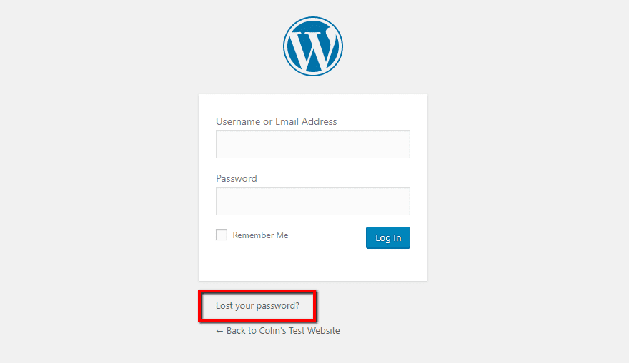 wordpress reset admin password