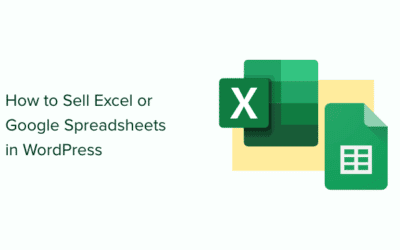 Comment vendre des feuilles de calcul Excel ou Google sur WordPress ?