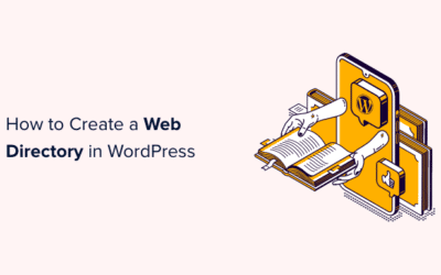 Comment créer un répertoire Web dans WordPress (étape par étape)