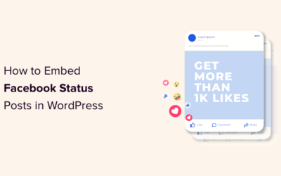 Comment intégrer les publications de statut Facebook dans WordPress
