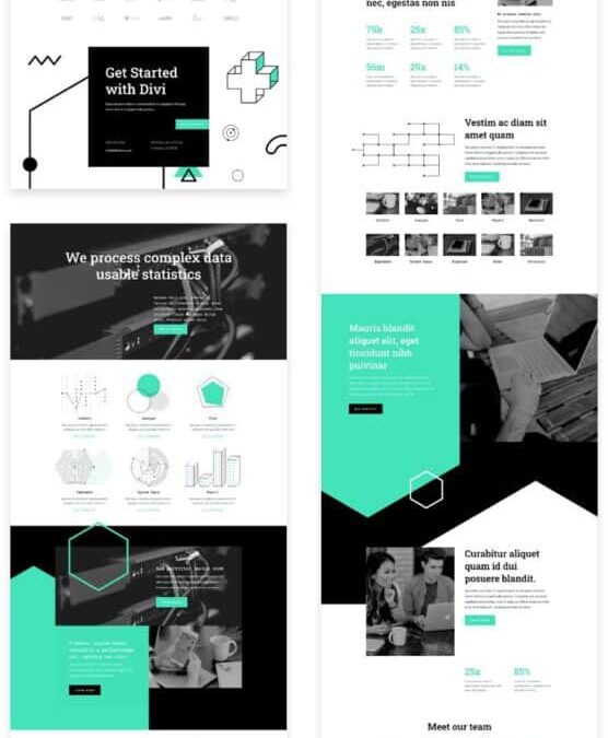 Get A FREE Data Science Layout Pack For Divi | LaFactory