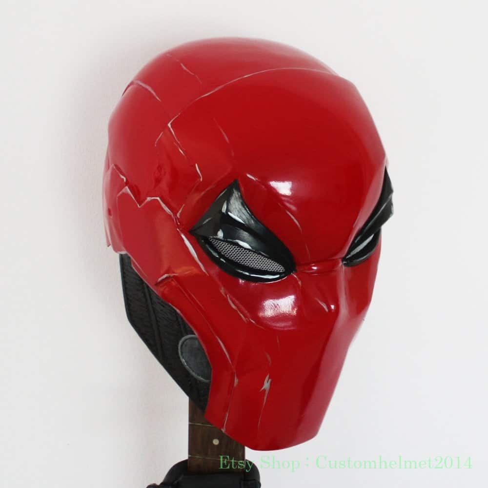 Red Hood Helmet Costume