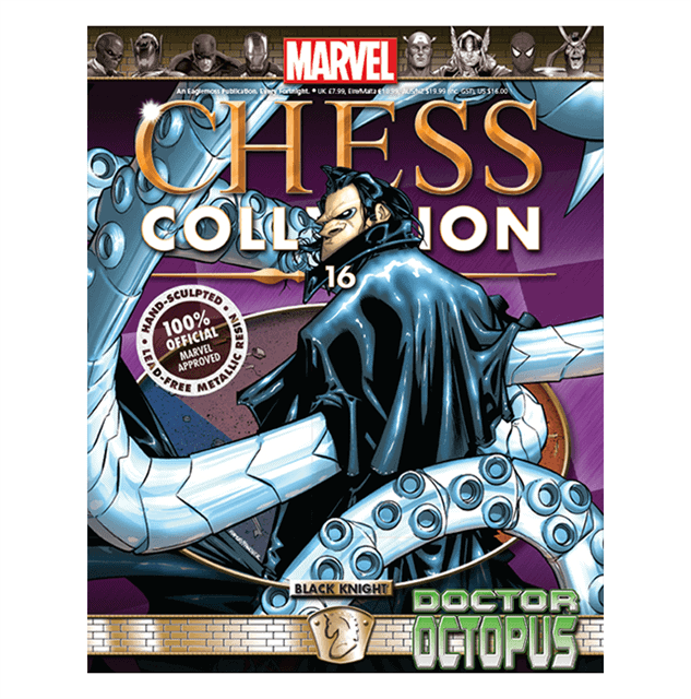 JUN141687 - MARVEL CHESS FIG COLL MAG #16 DOCTOR OCTOPUS BLACK KNIGHT (C -  Previews World