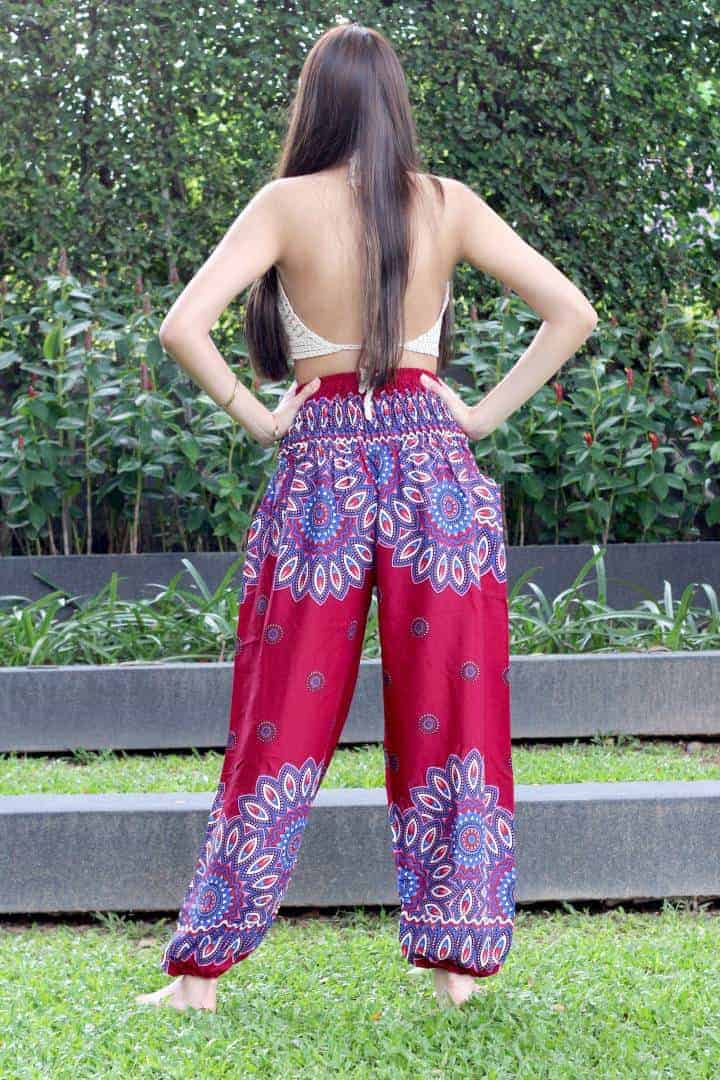 Womens Harem pants Hippie Pants Boho Pants Boho Clothing Floral