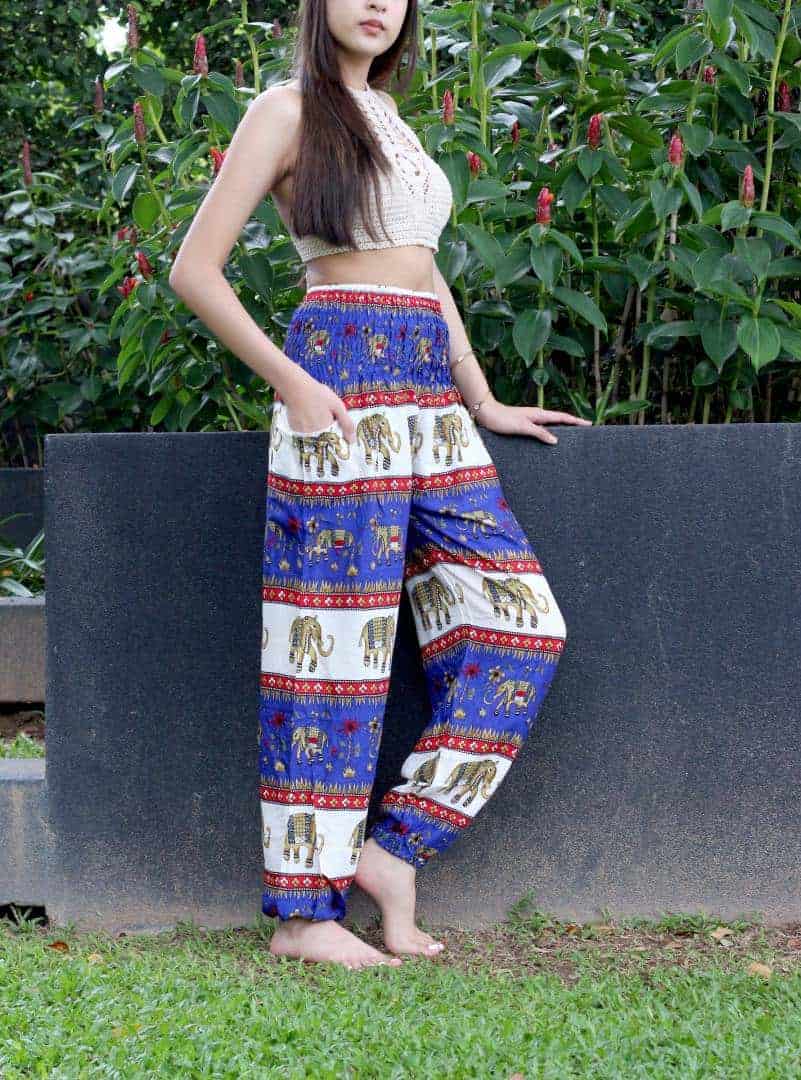 Elephant Harem Pants, Loungewear, Boho Pants, Yoga Pants, Womens