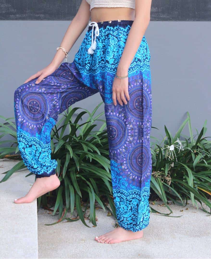 Buy Blue Flared Boho Pants Women Denim Jeans Hippie Clothing Gypsy Flare  Jeans Distressed Ripped Jeans Bohemian Pants Street Wear Online in India -  Etsy