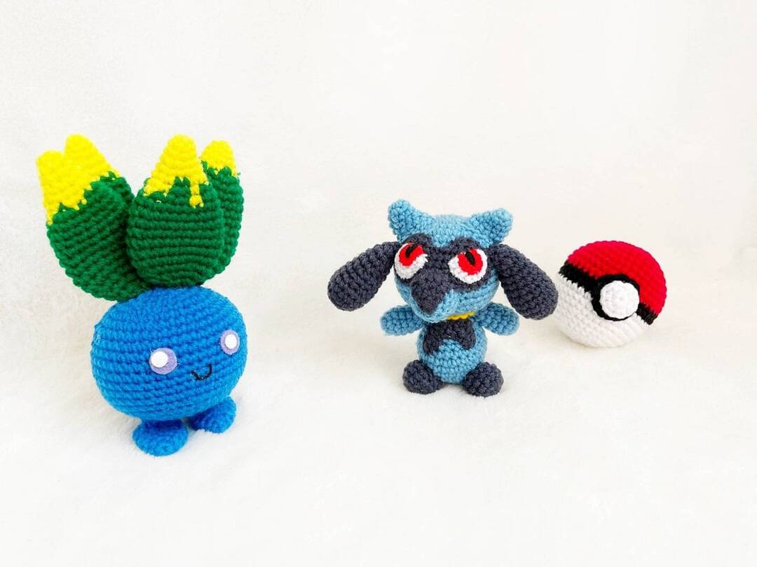 Riolu and Oddish Pokemon Crochet, Nursery decor, Pokemon amigurumi, Crochet  Pokemon, Handmade Pokemon, Gift, Birthday gift, Toy, Dolly - LaFactory