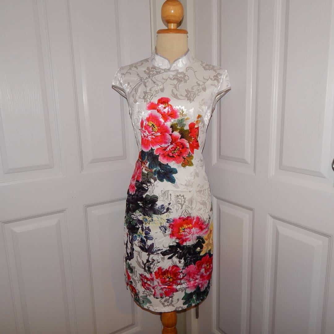 mandarin peony cheongsam