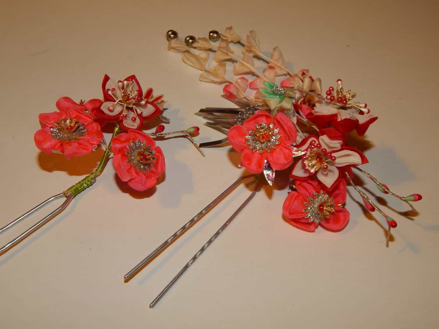 Kanzashi 3PCS Gin Bira 20 flutters wire for handcrafting Kanzashi(Tsum
