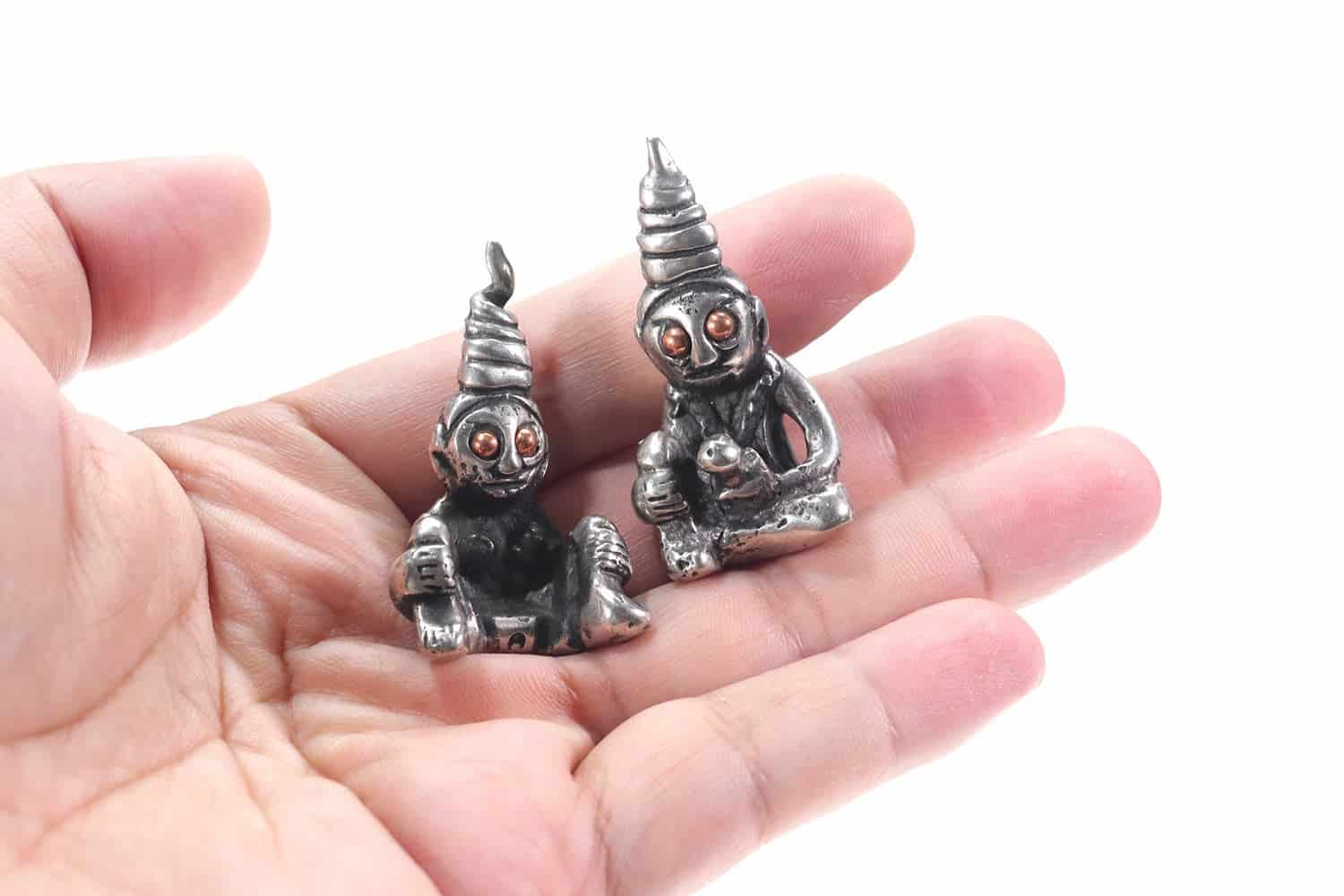 เครื่องประดับ :: เครื่องรางนำโชคและเครื่องราง :: Old Pra Ngang Amulet  Statue Thai erotic Lady Nude +Man Nude figurine Magic Holy Talisman  Pendants The Power Nice For charm Love Sex Rare