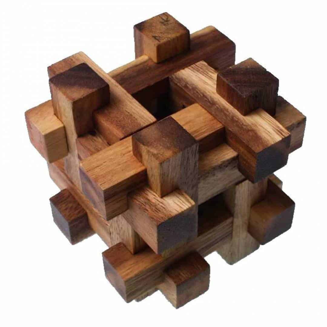 Lock it Up - The Organic Natural Puzzle Game Play for Baby and Kids Wooden  Toy - LaFactory