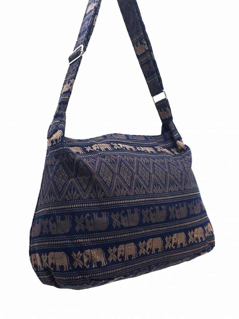 Aztec Pattern Boho Shoulder Bag Crossbody Bag Cotton Bag Sling 