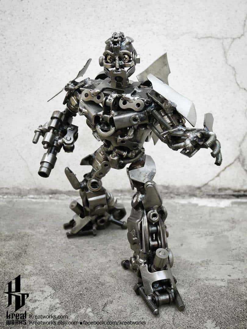 metal fighter robot