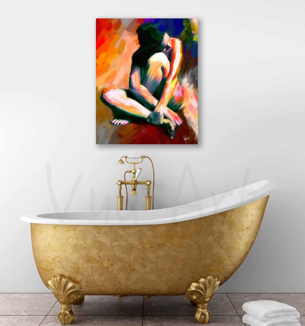 Naked woman,Naked girl,Naked woman art,Erotic art,Erotic painting,Nude woman ,Naked woman painting,Naked girl painting,Naked girl poster,Nude - LaFactory