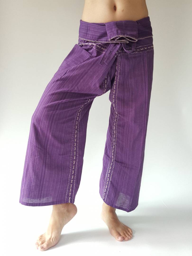 TC3008 Thai Fisherman Pants Wide Leg pants, Wrap pants, Unisex