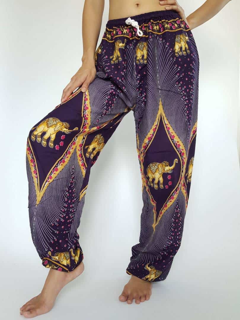 Women's Cotton Bohemian Hippie Pants Black | BohoClandestino Wholesale