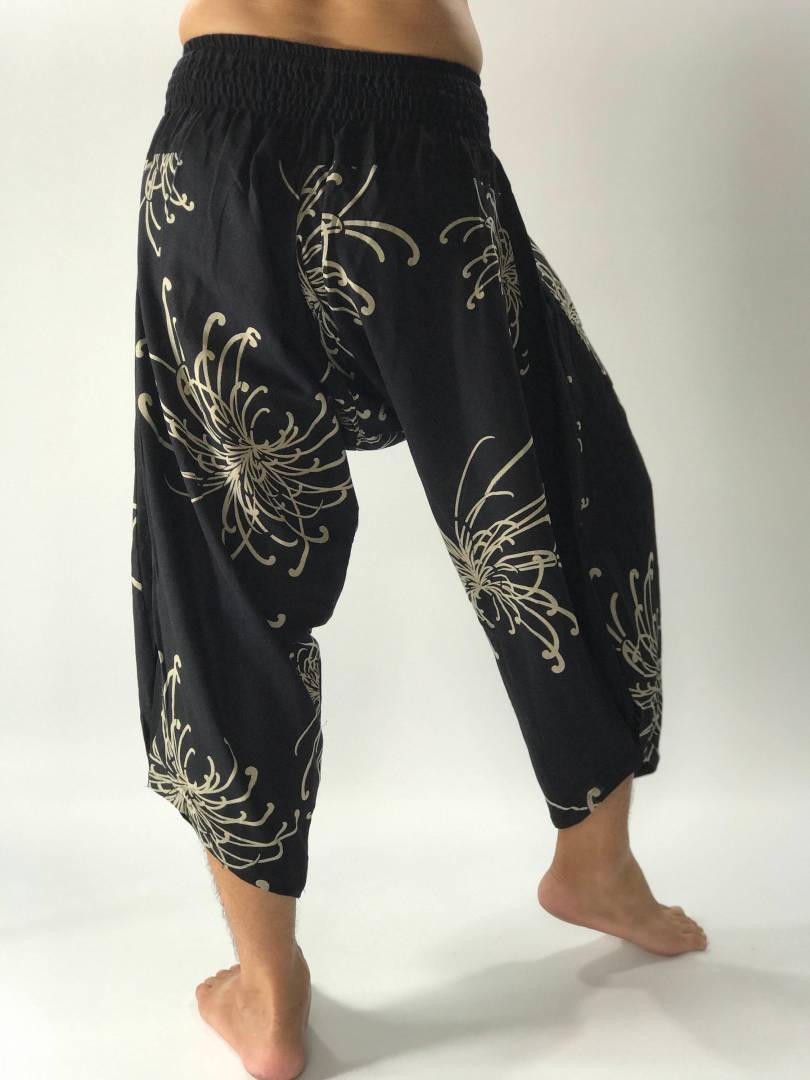 Harem Pants Women Men / Boho Yoga Pants / 100% Cotton - LaFactory