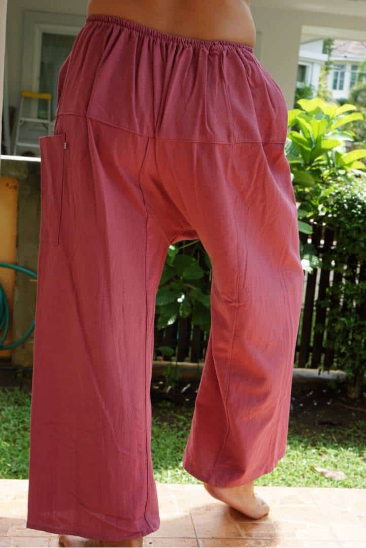 Thai Fisherman Pants - 100% Cotton - Pink