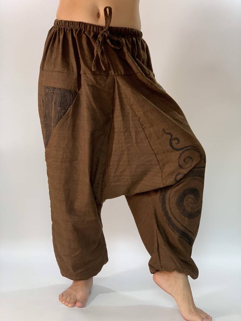 HR0152 Cotton baggy unisex harem pants,Thai rayon Style Harem Yoga Pants,  Harem pants - LaFactory