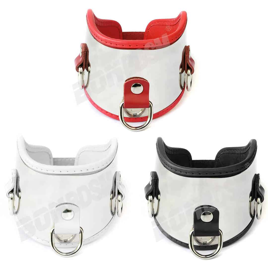 Bondage Restraint Leather Posture Collar with a Strong Stainless Steel  Plate - SUPERIOR QUALITY, bdsm restraints for fetish slave, Mature -  LaFactory