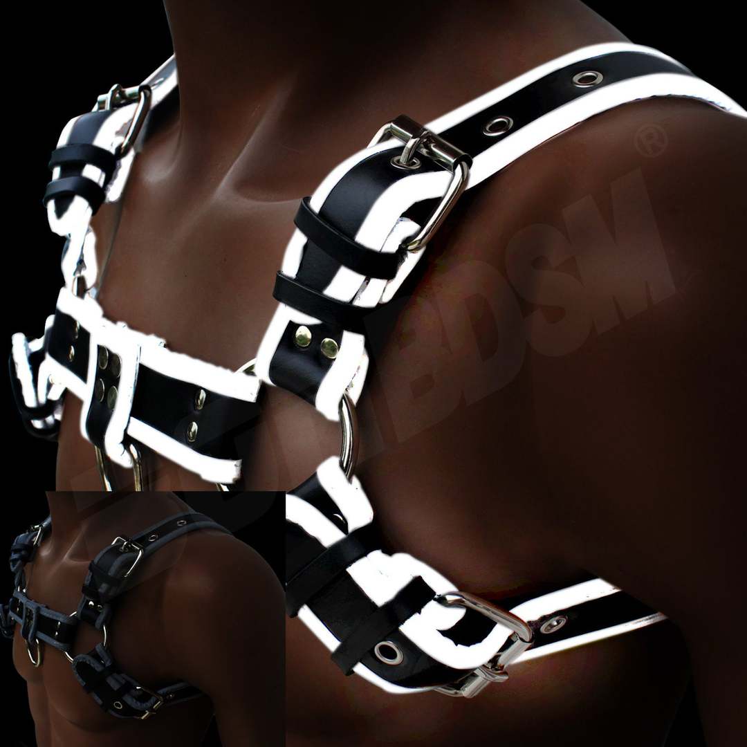 Chest Harness Y Shape, HEAVY DUTY Genuine Leather, Puppy Play, Fetish Bdsm  Human Pups, Mature, Valentine's Gift 