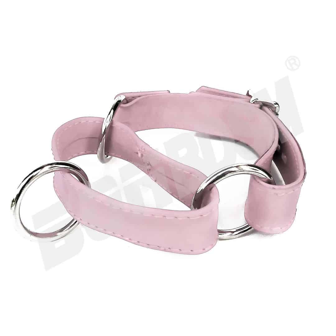 Bondage leather choke collar, Asphyxiation Training & Play neck cuff choker  w locking buckle, bdsm slave fetish restraints, Gift Mature - LaFactory