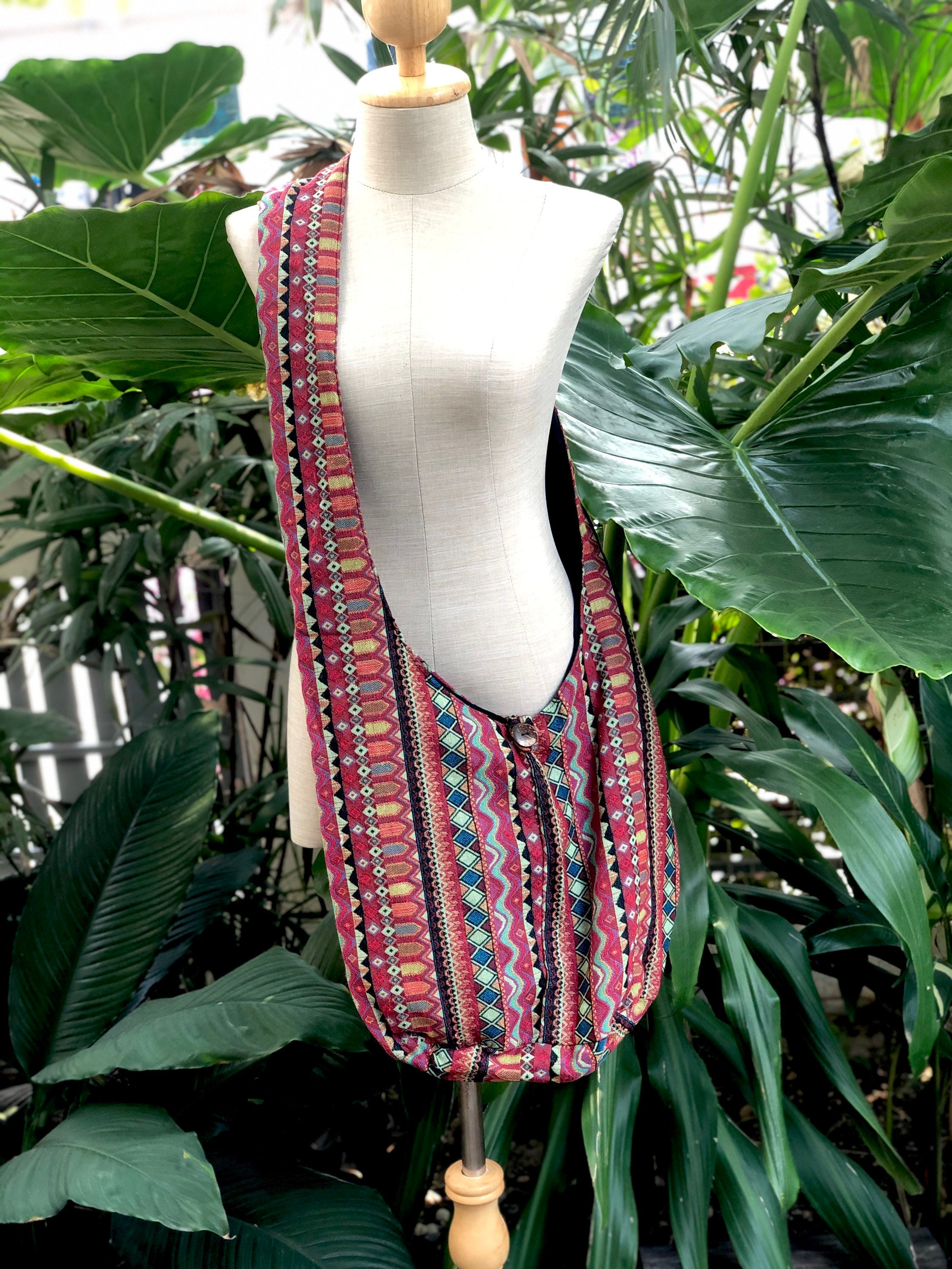 Crossbody Bag Tribal Boho Bag Sling Bag Hippies Ikat Aztec 