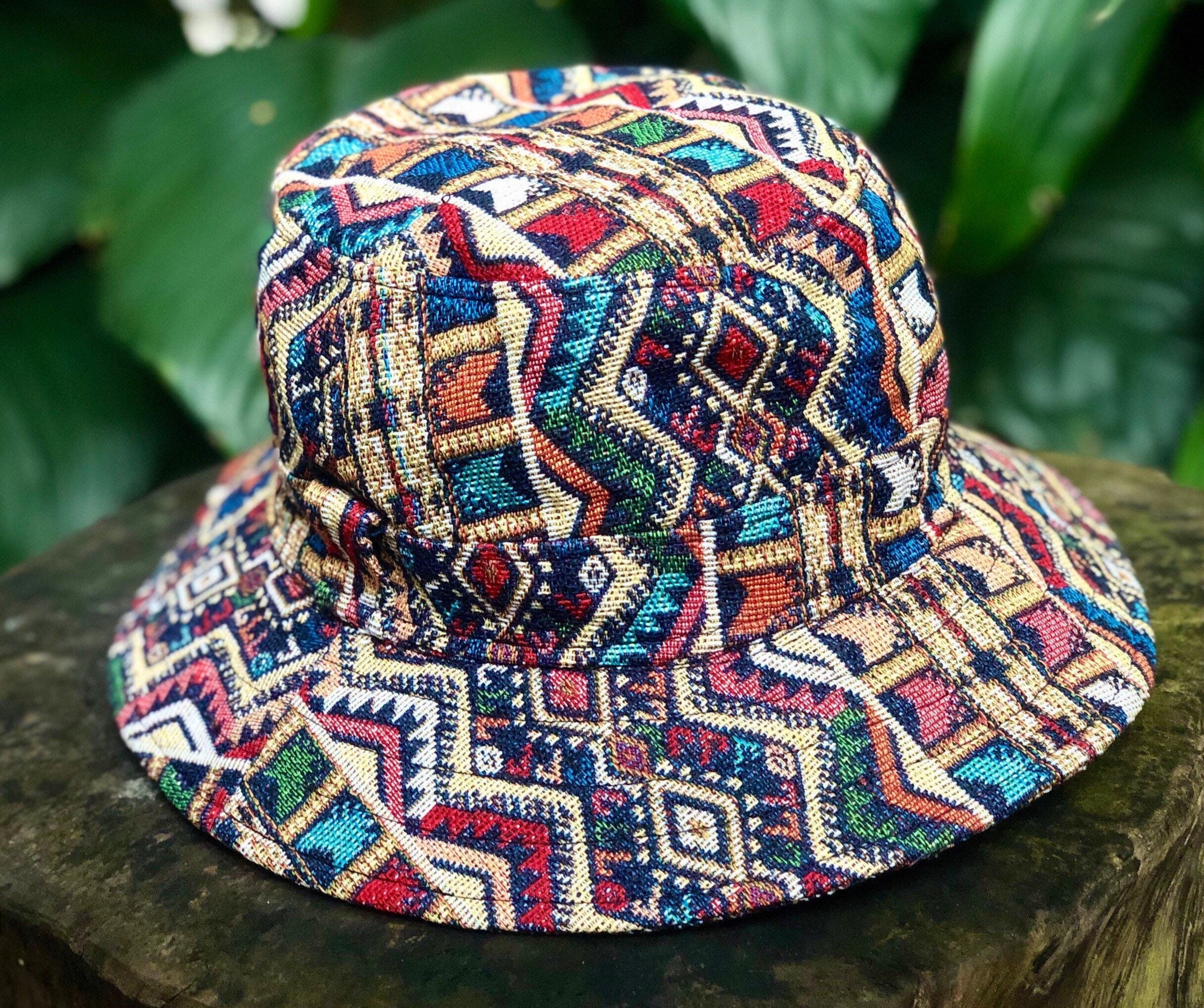 Products :: Ethnic Bucket Hat boho Style Tribal Bohemian Ikat