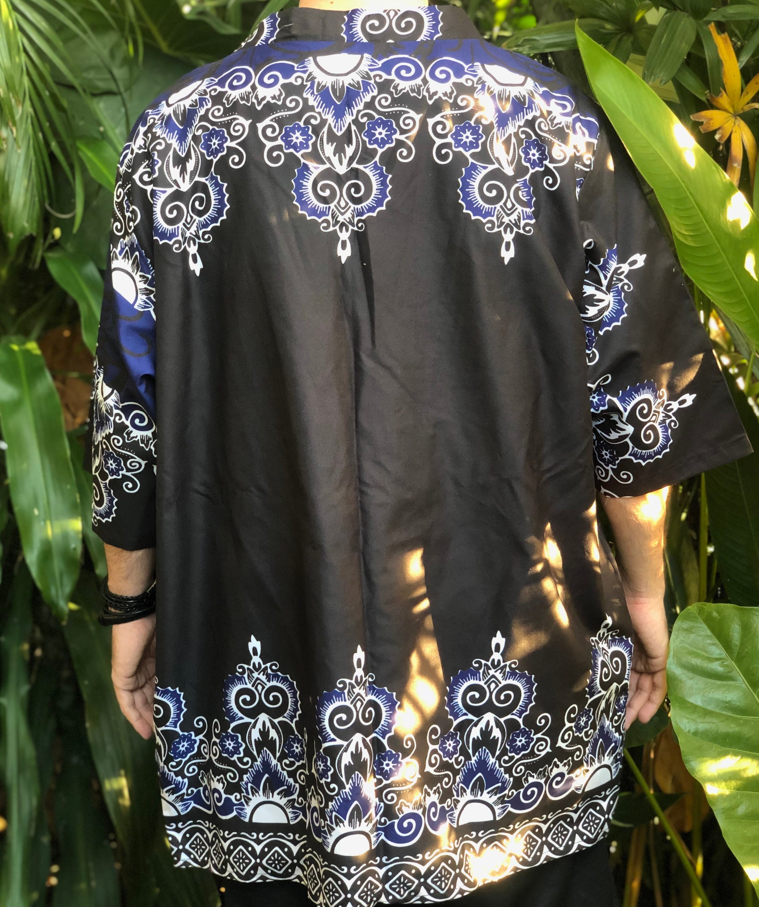 Bohemique Set Exclusive Bohemian-Inspired Kimono Cape & Full-Length Pants  Black - S / Black