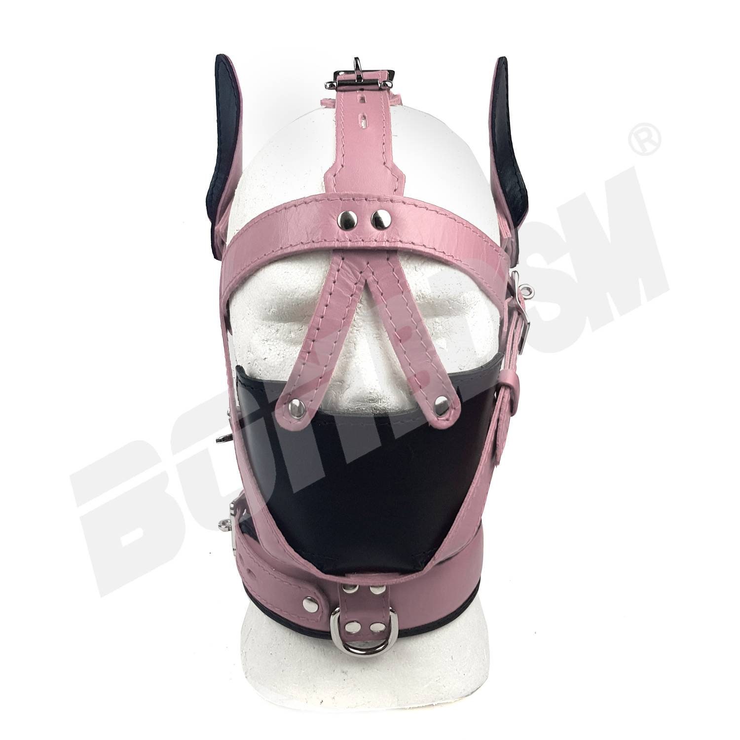 Products :: Leather Puppy Muzzle with a Removable Gag, Dog Pup hood mask,  Human Pup Play, BDSM fetish bondage, Head Gear Training Harness, Mature -  The only Marketplace with a Soul