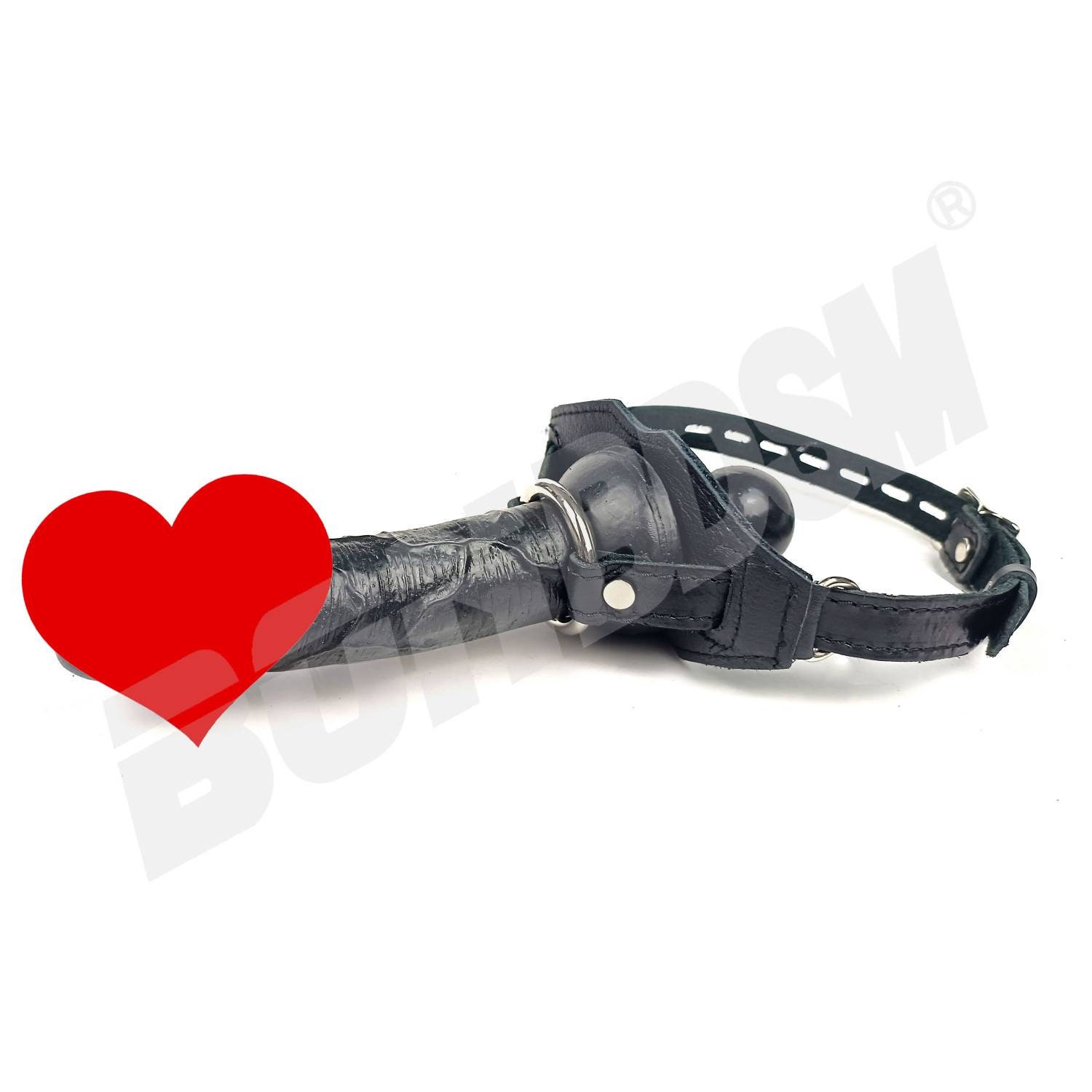 Products :: Face - Thigh - Boot Strapon Dildo, 3-in-1 restraint bondage sex  toy, silicone penis gag with O-ring locking strap, BDSM Fetish, Mature -  The only Marketplace with a Soul