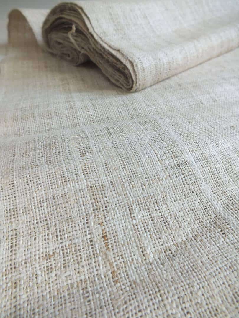 Handmade Hemp Fabric, Natural