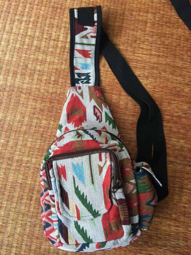 Crossbody Bag Tribal Boho Bag Sling Bag Hippies Ikat Aztec 