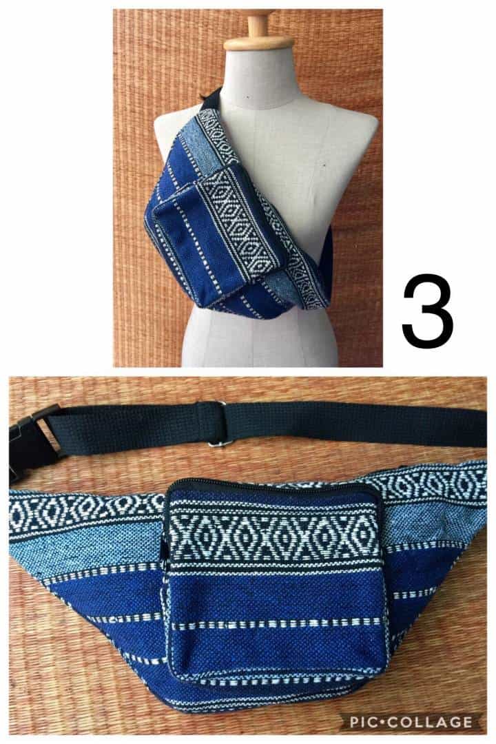 Designer Hip purse, Festival Fanny pack Women, Denim waist bag, OOAK  Handmade