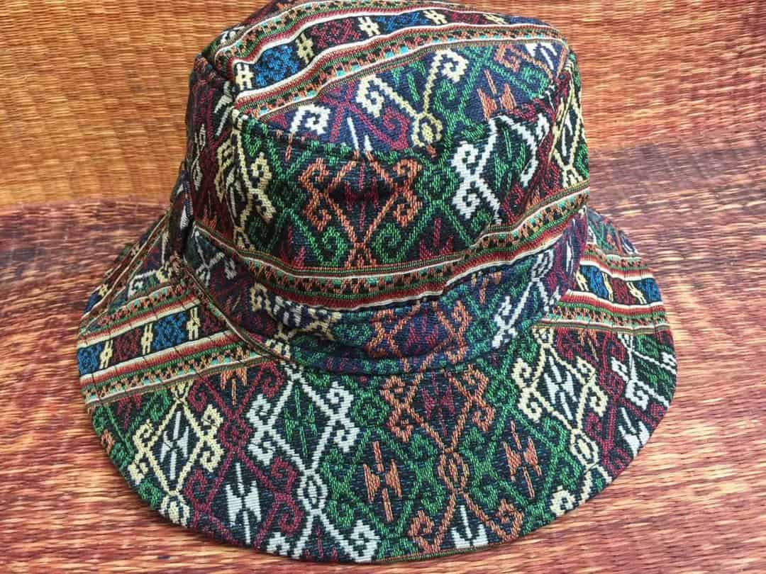 Bucket Hat Sun Hat Tribal Aztec Ikat Style Funky Boho Hippie Hipster Vegan  men women Beach Fishing Hat Festival Napali Woven fabric men lady -  LaFactory