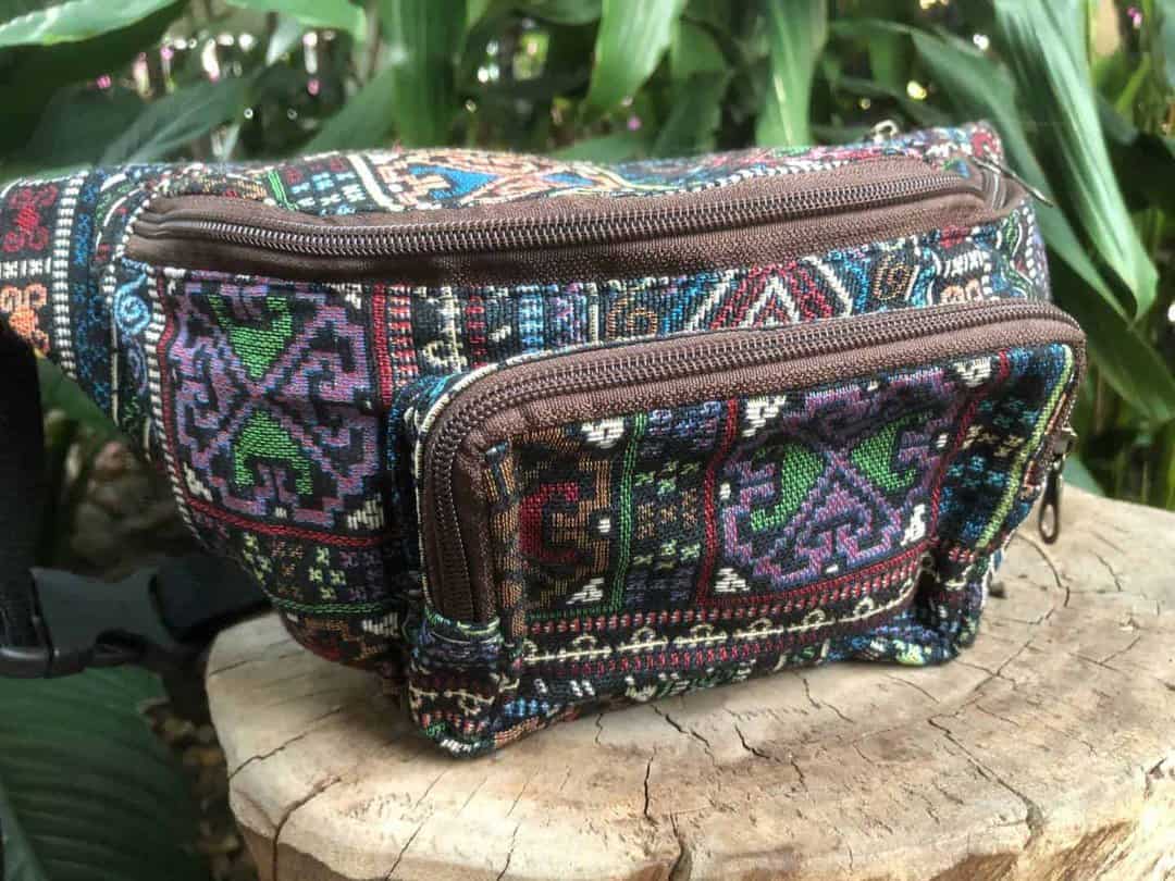 Kayhoma Boho Fanny Pack Stripe Festival Bum Bags Travel Waist Bag