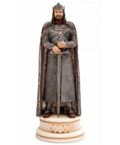 Eaglemoss Lord of the rings chess 01 Aragorn white king-