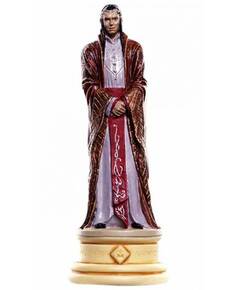 Eaglemoss Lord of the rings chess 34 Elrond white king-