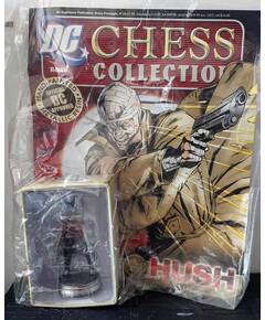 DC Chess Eaglemoss 19 Hush Black pawn - new, blister sealed-