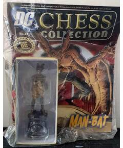 DC Chess Eaglemoss 24 Man-bat black rook - new, blister sealed-