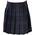 Justine-Tweed pleated skirt with blue and green tiles-