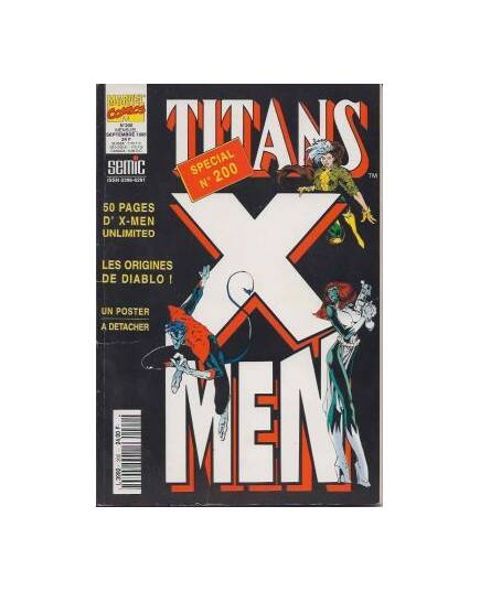 Titans 200 avec poster attaché. -  Editions Lug - Semic-