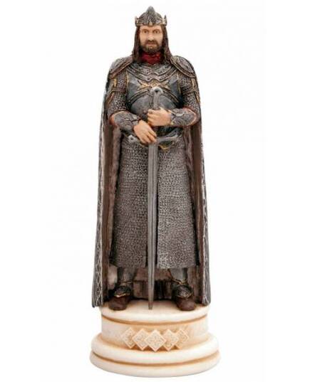 Eaglemoss Lord of the rings chess 01 Aragorn white king-