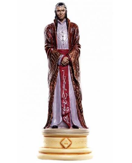 Eaglemoss Lord of the rings chess 34 Elrond white king-