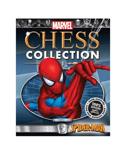 Marvel Chess Eaglemoss 01 SPIDER-MAN (WHITE KNIGHT)-