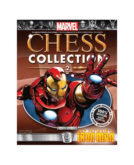 Marvel Chess Eaglemoss 02 IRON MAN (WHITE BISHOP)-