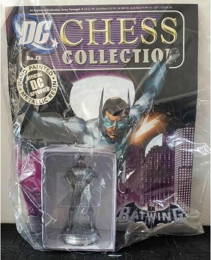 DC Chess Eaglemoss 23 Batwing white pawn - new, blister sealed-