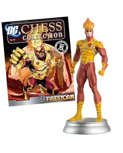 DC Chess Eaglemoss 53 Firestorm white pawn - new, blister sealed-