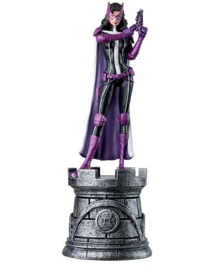 DC Chess Eaglemoss 21 Huntress white rook - new, blister sealed-