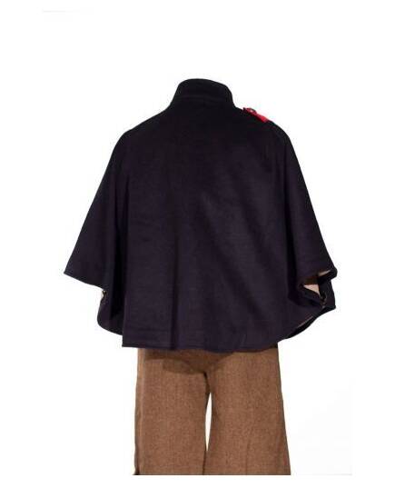 Maurice-Blue Cape Tyrolean military-inspired-